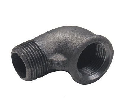 SİYAH KUYRUKLU DİRSEK 3/4 * 45 DERECE