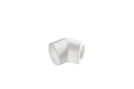 PP BEYAZ DİRSEK 20 MM 45 DERECE