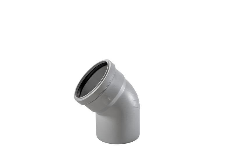 PP PVC DİRSEK 100*45 DERECE